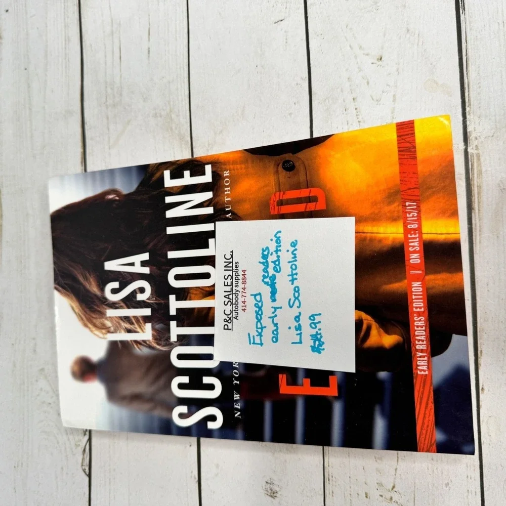 Exposed by Lisa Scottoline ARC‎ 2017 Advance Readers Copy Paperback Proof